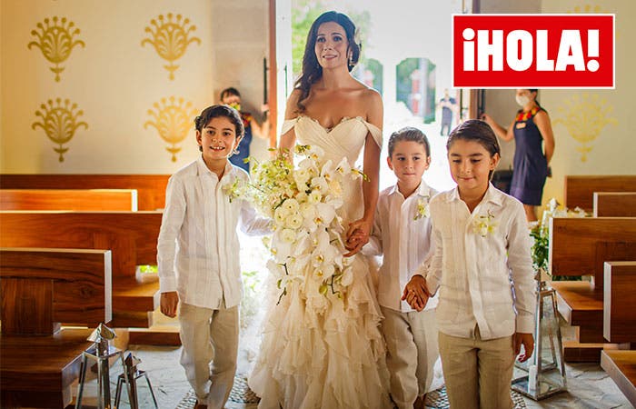 ¡Patricia Manterola se volvió a casar en Playa del Carmen!