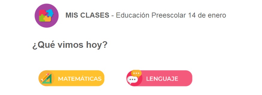 Aprende en Casa: Preescolar-14 de enero 2021