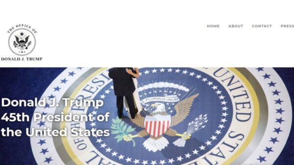 Lanza Donald Trump su sitio oficial ‘45office.com’; el expresidente promete preservar el magnífico legado de su administración y avanzar en la agenda Estados Unidos primero.