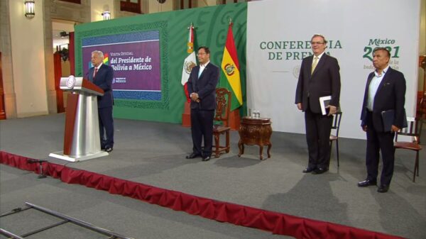 Recibe AMLO a Luis Arce, presidente de Bolivia