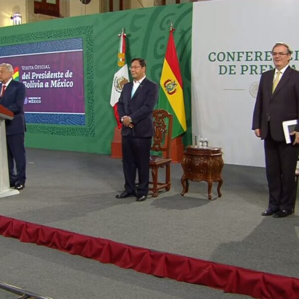 Recibe AMLO a Luis Arce, presidente de Bolivia