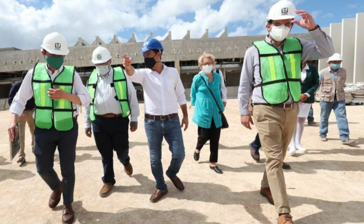 Nueva clínica del IMSS en Mérida se estrenará este año, se ha construido un 75%