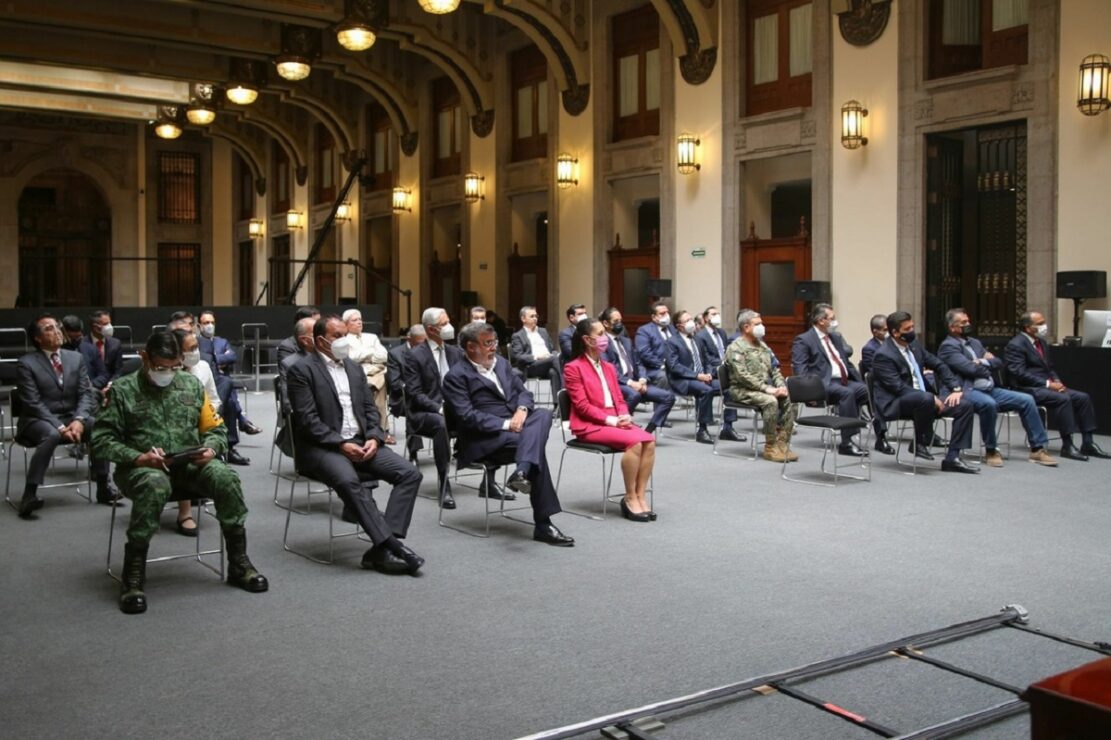 Reunión en Palacio Nacional.