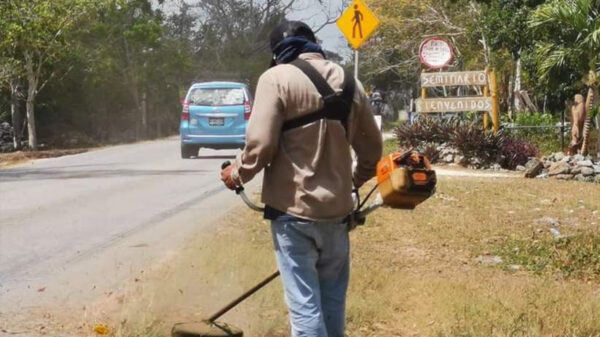Mejora gobierno de Puerto Morelos imagen urbana de Leona Vicario