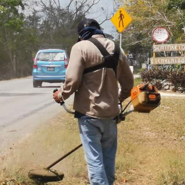 Mejora gobierno de Puerto Morelos imagen urbana de Leona Vicario