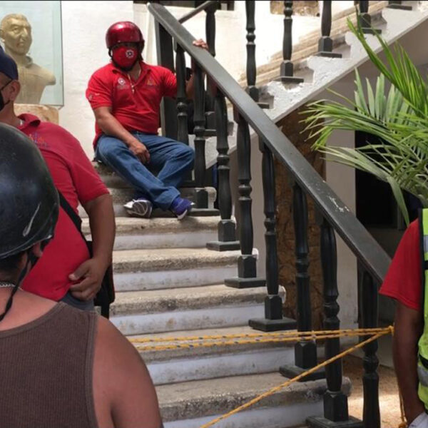 Nueva manifestación de trabajadores municipales en Felipe Carrillo Puerto