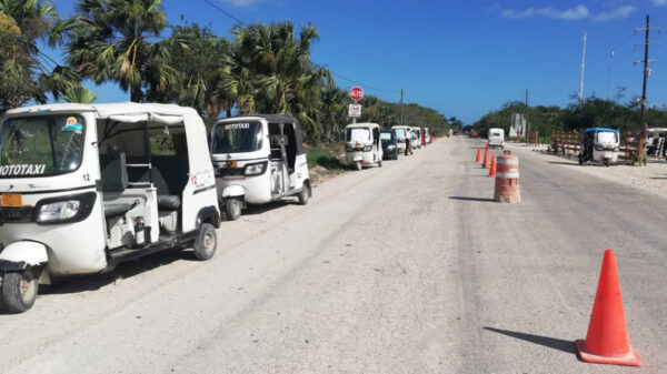 Mototaxis de Chiquilá serán supervisados por Inmovqroo