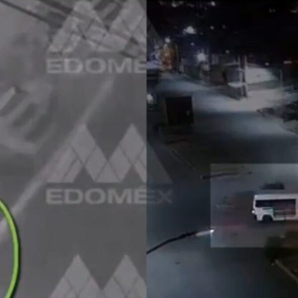 Mujer es arrojada de una combi en EdoMex