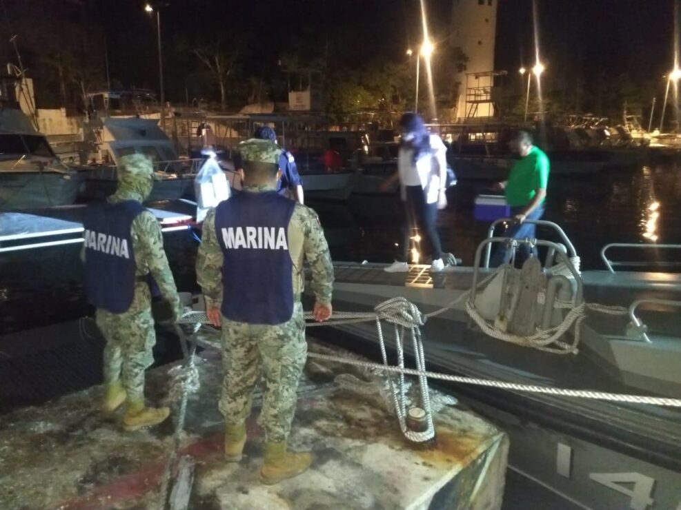 Los biológicos llegaron aproximadamente a las tres de la mañana de este sábado vía marítima a través de una embarcación tipo “interceptora”.