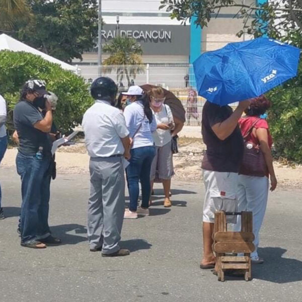 Exitosa primera jornada de vacunación contra el covid-19 en Cancún