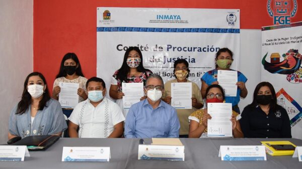 Instala la FGE Comité de Procuración de Justicia en la Zona Maya.