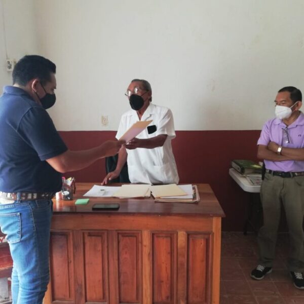 Se lleva a cabo la entrega-recepción de oficinas ejidales en Kantunilkín.