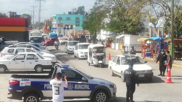 Seguridad Pública de Lázaro Cárdenas intensifica acciones contra el Covid-19.