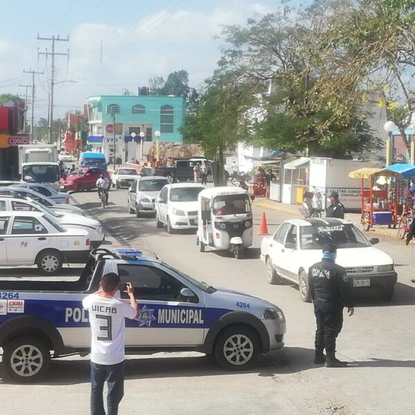 Seguridad Pública de Lázaro Cárdenas intensifica acciones contra el Covid-19.