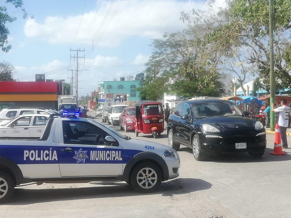 Seguridad Pública de Lázaro Cárdenas intensifica acciones contra el Covid-19; refuerzan operativo previo al periodo vacacional.