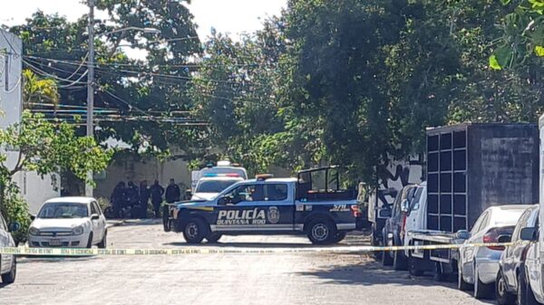 Video: Hallan restos humanos y narcomanta en la Supermanzana 50 de Cancún.