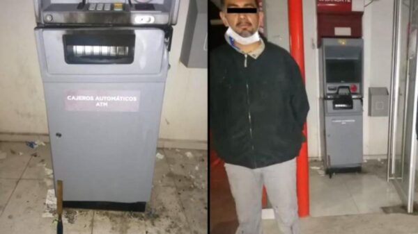 Ex funcionario roba cajero y es detenido