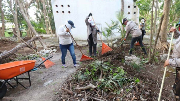 Mejora gobierno de Puerto Morelos espacios públicos