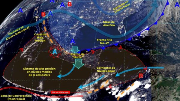 Clima: Pegará evento de ‘norte’ en Quintana Roo.