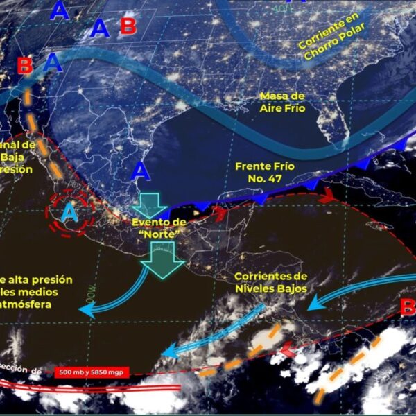 Clima: Pegará evento de ‘norte’ en Quintana Roo.