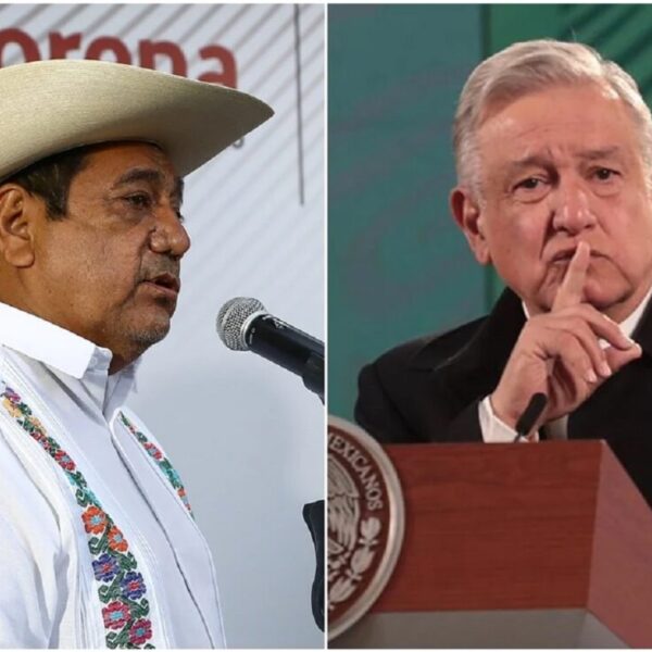 AMLO pide a Salgado Macedonio lucha pacífica por la candidatura