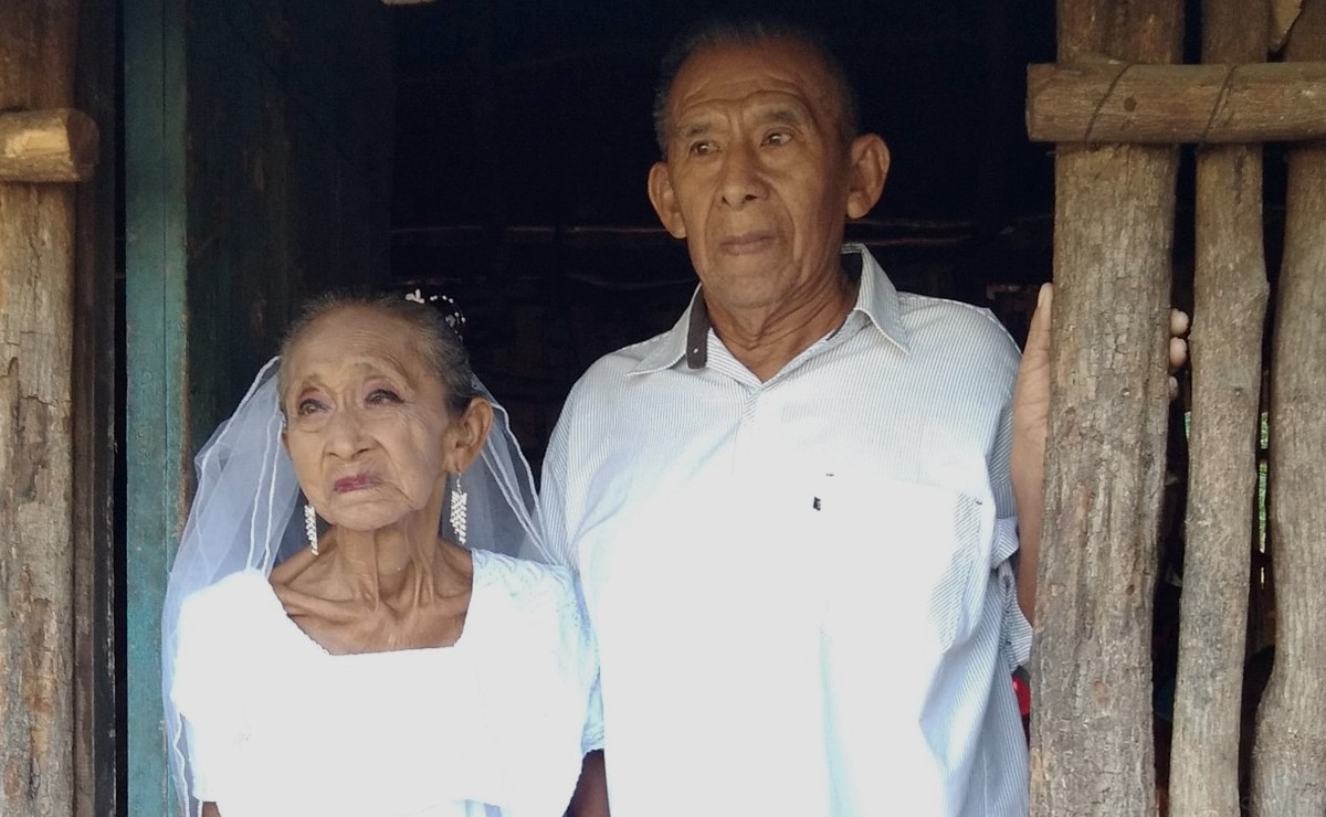 Kaua: Pareja de la tercera edad se hace viral al casarse tras 30 años de relación