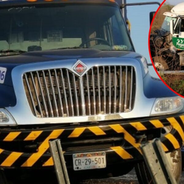 Tráiler impacta a camión de cervezas sobre la vía Mérida-Cancún