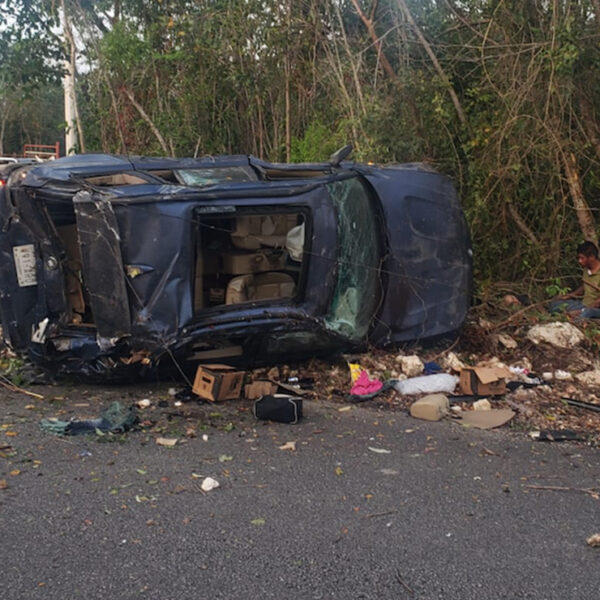 Cancún: Pierde la vida una mujer en accidente vial