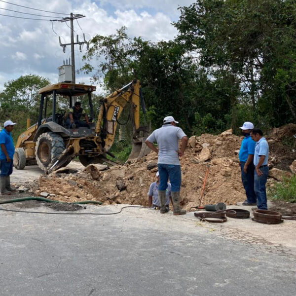 Se quedan sin agua potable 7 colonias de Felipe Carrillo Puerto