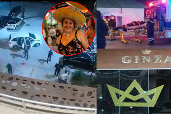 Fallece brasileña herida en ataque a bar Ginza de Cancún.