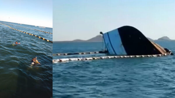 Se hunde barco camaronero tras choque con un ferry en Sinaloa