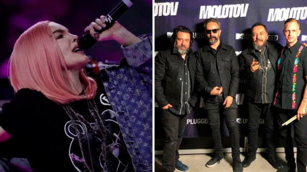Belinda reta a Molotov a cantar 'Amor a primera vista'