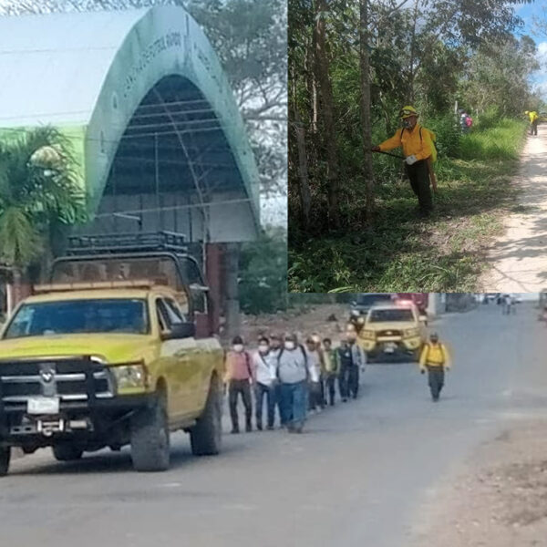 Lista brigada comunitaria contra incendios forestales en Lázaro Cárdenas