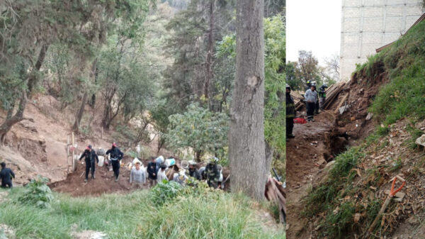 Dos muertos tras derrumbe de obra en la Ciudad de México