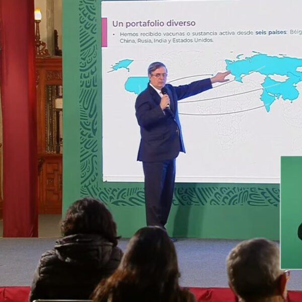 Viaja Ebrard a Rusia, China, India y EU; agilizará envío de vacunas