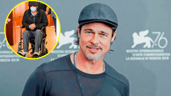 Encuentra a Brad Pitt saliendo de un hospital con silla de ruedas
