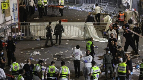 Estampida deja 38 muerto y más de 100 heridos, en Israel