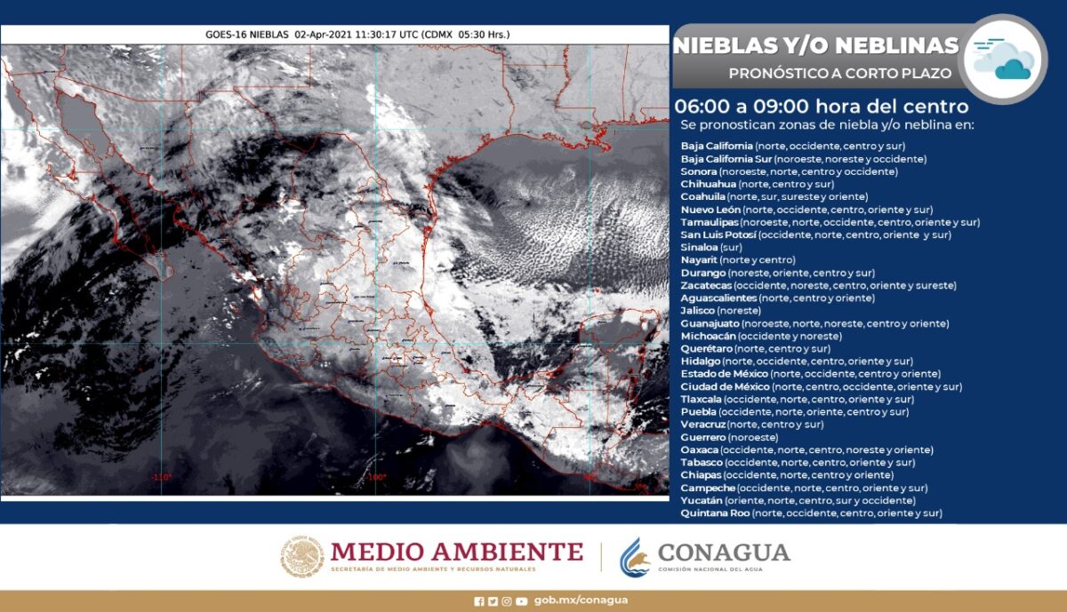 Clima: Pegará evento de ‘norte’ en Quintana Roo; el frente frío 47 y su masa de aire frío, ocasionarán lluvias aisladas.
