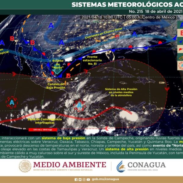 Quintana Roo: Pronóstico del clima para hoy domingo 18 de abril.