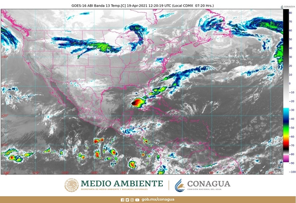 Pronóstico del clima para hoy lunes 19 de abril en Quintana Roo; se prevén algunos chubascos y temperaturas muy calurosas.