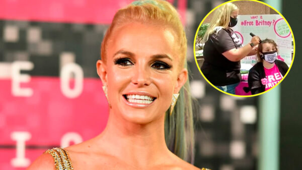 Fan de Britney se rapa a afueras de la Corte donde fue su audiencia