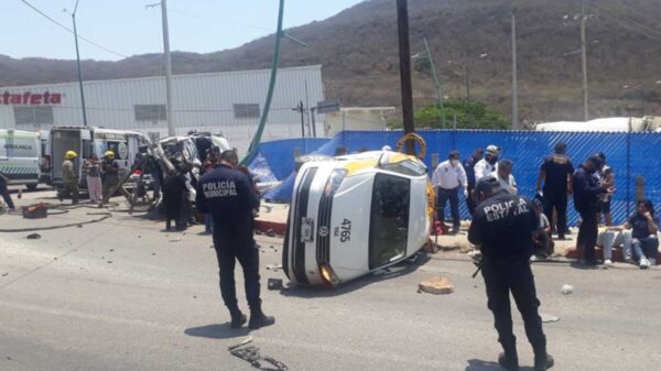 Fatal choque deja un muerto y 18 heridos en Chiapas