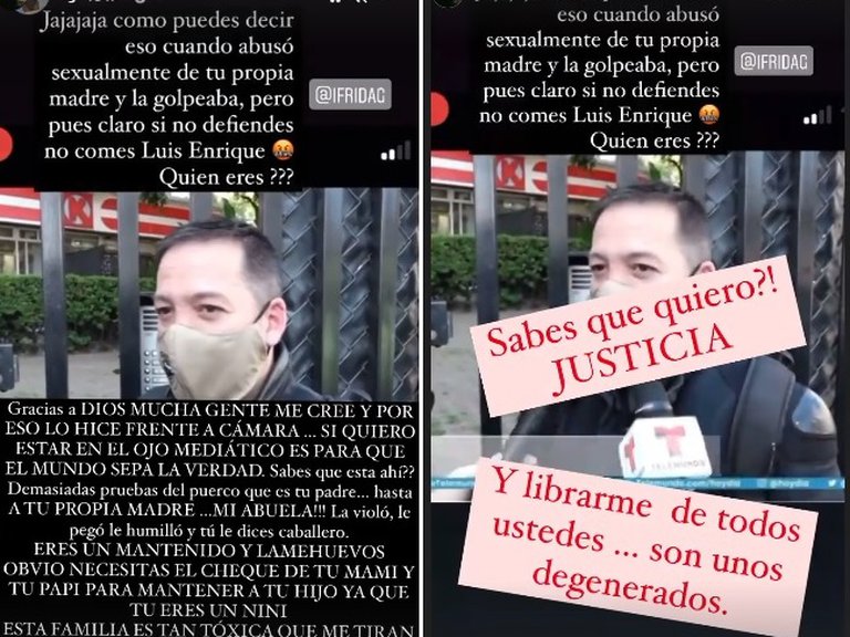 Frida Sofía llama mantenido a su tío por defender a Enrique Guzmán