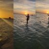 “Vacunarán” a industria turística en México con 2.5 mil mdd. Hermoso atardecer en la paradisiaca isla de Holbox con la no menos hermosa "sirena" Susanita Lozano Huerta.