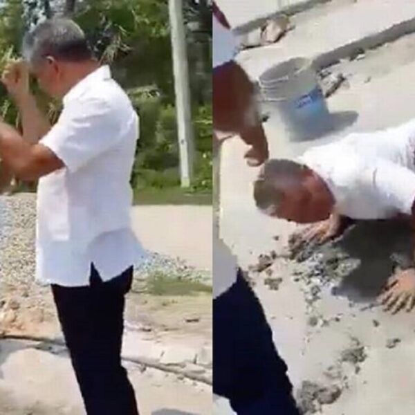 Albañiles humillan a “candidato”; ¡aguas aspirantes!, así les irá