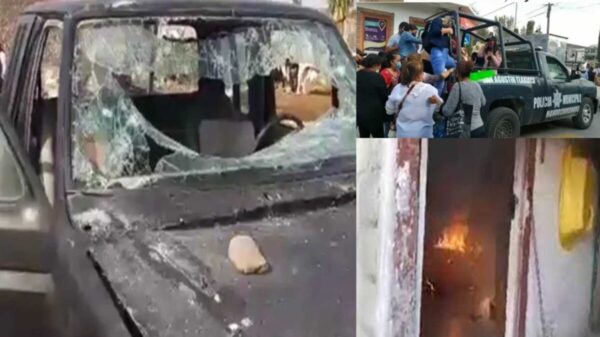 Familiares y amigos de joven asesinada queman vivienda de presunto feminicida