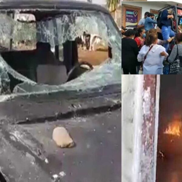 Familiares y amigos de joven asesinada queman vivienda de presunto feminicida