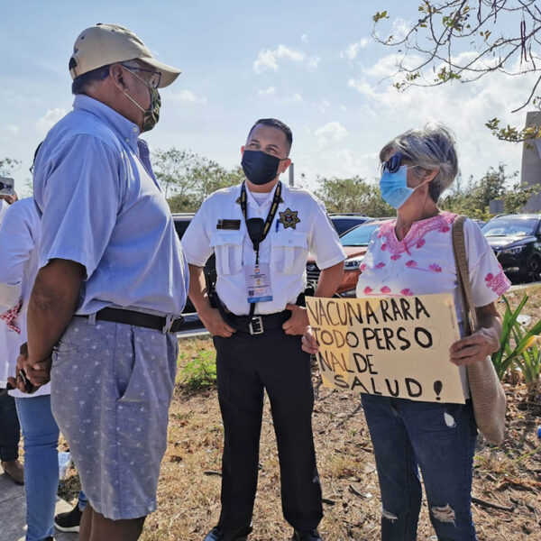 Convocatoria a marcha de personal de salud en Cancún no logra aforo