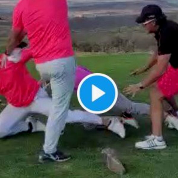 ‘Mirreyes’ se agarran a golpes en campo de golf de Querétaro