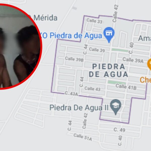 Umán: Vecinos dan golpiza a presuntos ladrones en el fraccionamiento Piedra de Agua